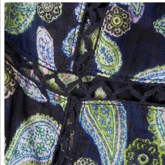 Free People Sun Down Paisley Bodysuit - Picture 6 of 7